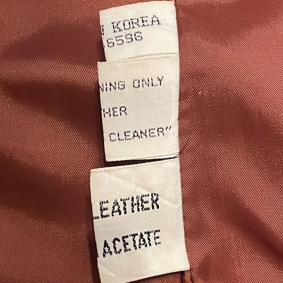 Vintage 70/80s Fantastic International of CA Leather Coat w/ Hood & Liner Sz 40‎ - Picture 7 of 10